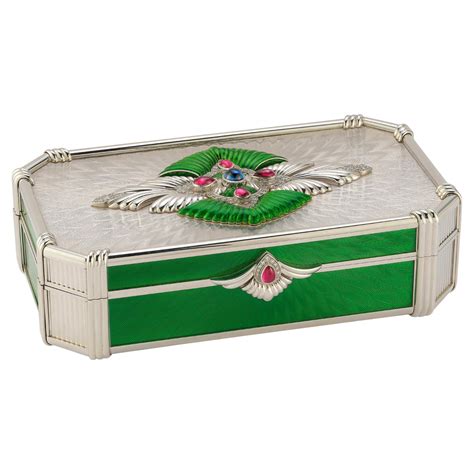 Enamel Silver Erotic Nude Box C At Stdibs