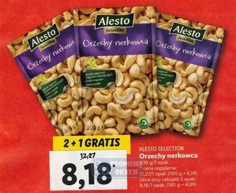 Promocja Alesto Orzechy Nerkowca G W Lidl