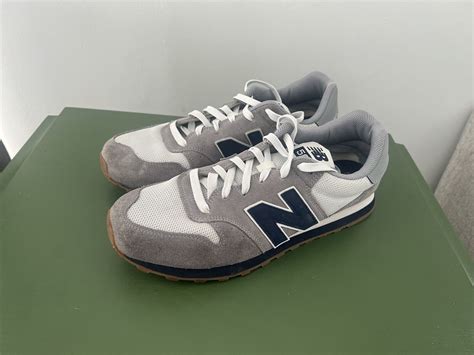 New Balance 500 Classic Gray Blue Comfort Sneakers Gm Gem