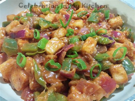 Chilli Paneer Indo Chinese Recipe Vegetarian Paneer Recipe