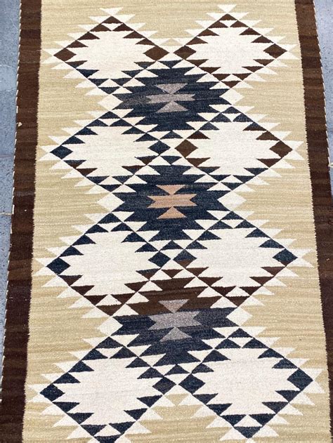 Lot - Native American Hand Spun Wool Rug