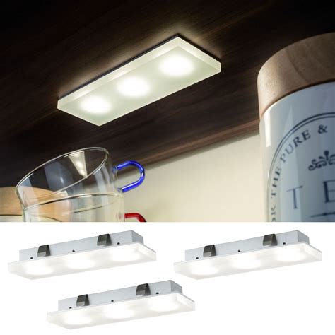 Paulmann Möbel Einbauleuchte Set Fleecy LED eckig 3x3 6W 4000K 9VA 230