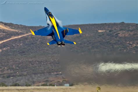 MCAS Miramar Air Show 2012 USN Blue Angels Solo 6 Taking Off