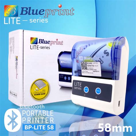 Jual PRINTER THERMAL PORTABLE BLUETOOTH BLUEPRINT BP LITE58 Shopee