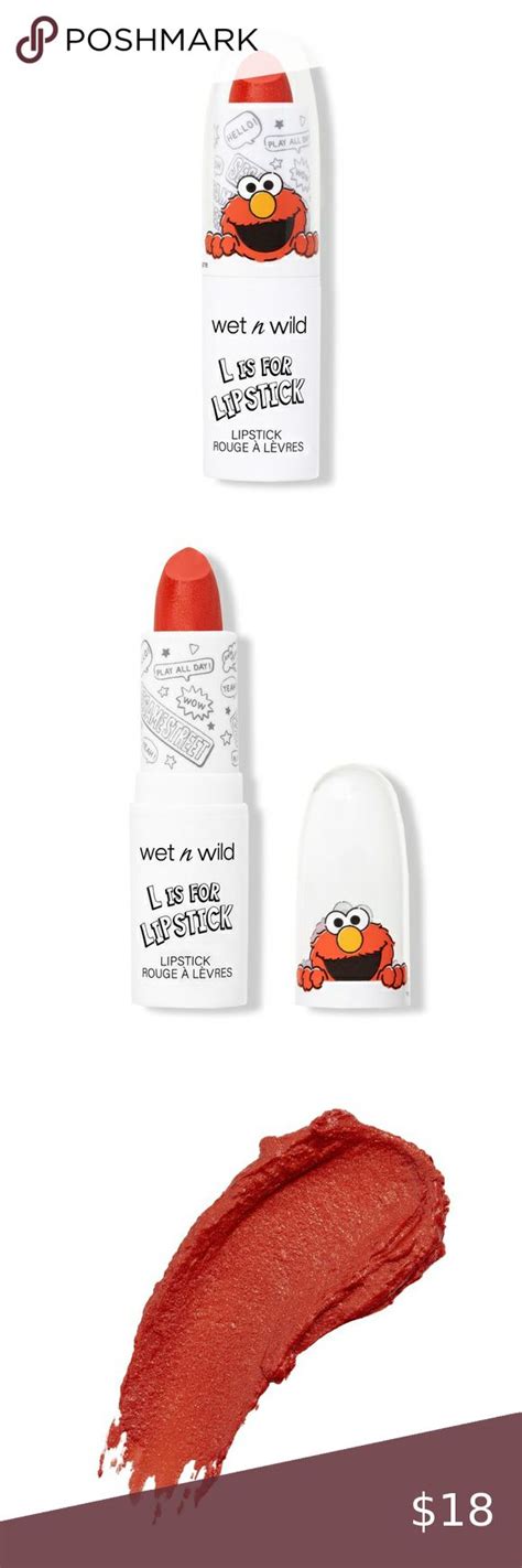 Wet N Wild Sesame Street Letter Of The Day Lipstick Sealed Limited