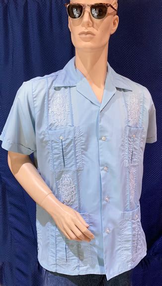 80s Vintage Yucamex Guayabera L DressThatMan