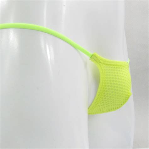 K D K Mens Micro Pouch Smallest Bikini String Thong Eyelet Sport Tricot Ebay