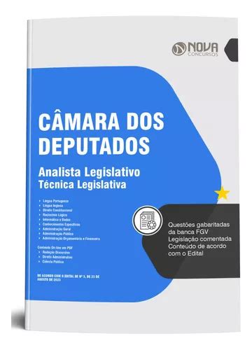 Apostila Analista Legislativo Técnica Legislativa Câmara Dos