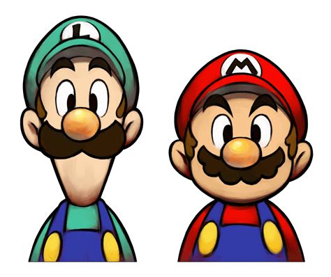 Mario And Luigi Superstar Saga Game Boy Advance Character Artwork