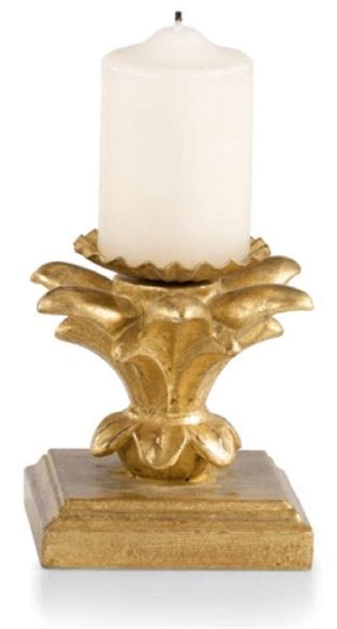 Casa Padrino Luxus Barock Kerzenhalter Antik Gold X X H Cm