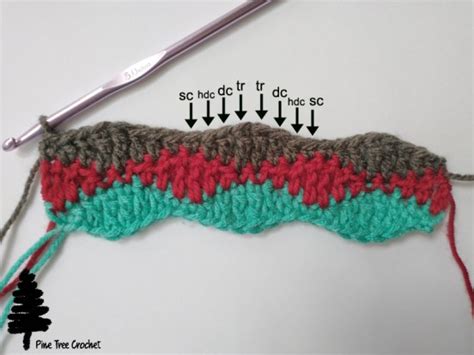 The Wave Stitch - Learn to crochet the wave stitch.