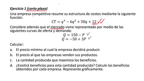 SOLUTION Guia 12 Competencia Perfecta Y Monopolio Ejercicios Studypool