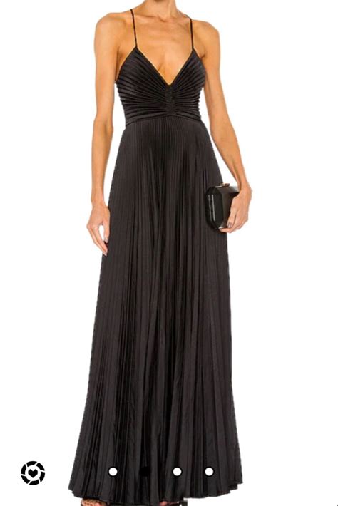 A L C Aries Dress In Black From Curated On Ltk Black Bridesmaid