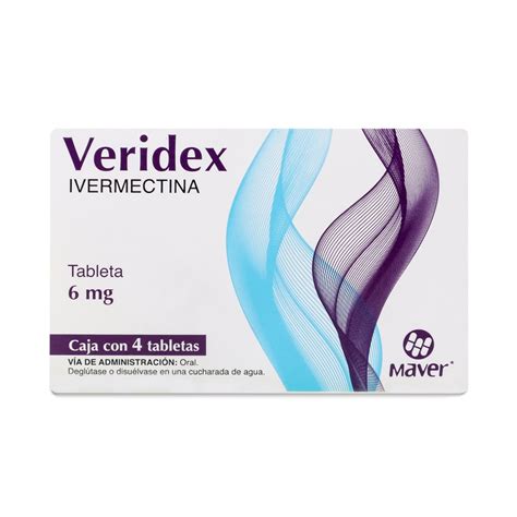 Veridex Ivermectina 4 Tab 6 Mg Maver