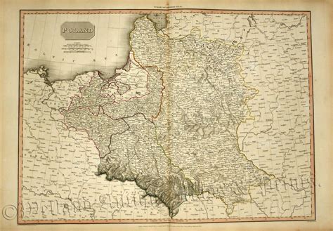 Poland By John Pinkerton C Welland Antique Maps