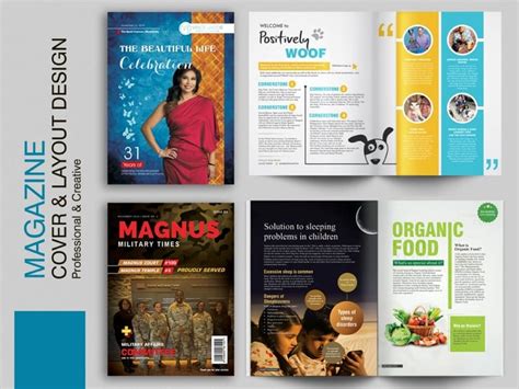 A Professional Magazine Cover And Magazine Layout Design Upwork