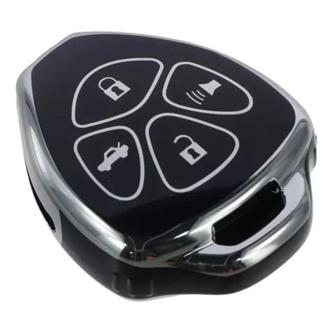 Black Silicone Keyless Entry Remote Car Smart Key Fob 15 21 Picclick Au