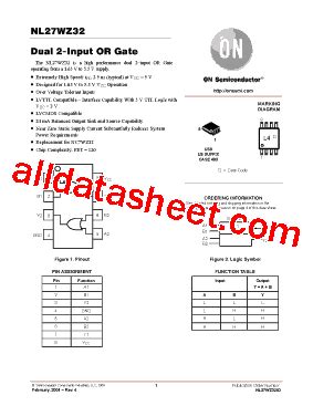 Nl Wz Datasheet Pdf On Semiconductor