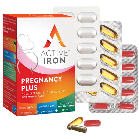 Buy Active Iron Pregnancy Plus | 25mg Iron with Omega-3