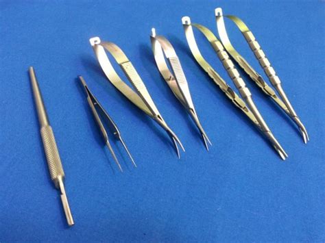 6 PC O R GRADE EYE MICRO SURGERY SURGICAL OPHTHALMIC INSTRUMENTS KIT