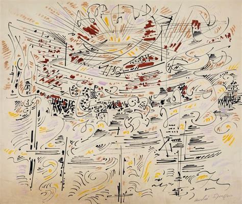 André Masson Eclosions 1962 Tempera China E Pastelli Cerosi Su Carta Asta Arte Moderna