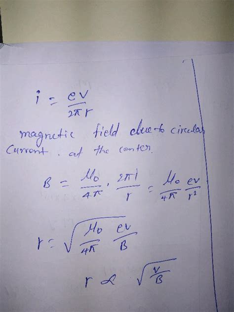 [cbse Pmt 2005] 47 An Electron Moves In A Circular Orbit With A Uniform Speed V It Produces A