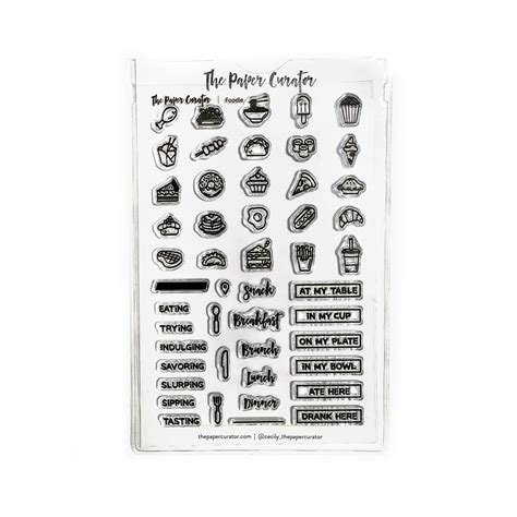 Foodie Stamp Set — The Paper Curator