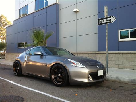 Nissan 370z Grey Work Meister S1r Wheel Front