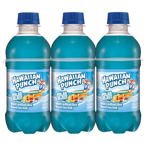 Hawaiian Punch Polar Blast 10 Oz Bottles Shop Juice At H E B