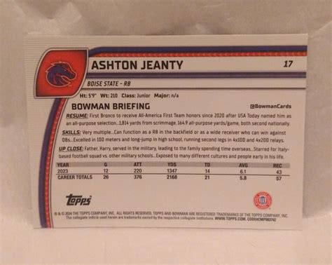 Ashton Jeanty Teal Lava Refractor Bowman University U Chrome St