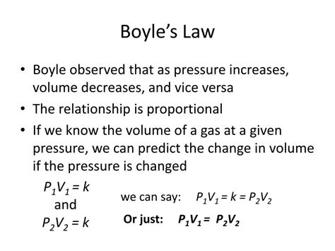 Ppt Boyles Law Powerpoint Presentation Free Download Id2873489