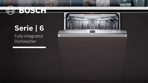 Bosch Series 6 Fully Integrated Dishwasher 60cm SMV6ZCX42E YouTube