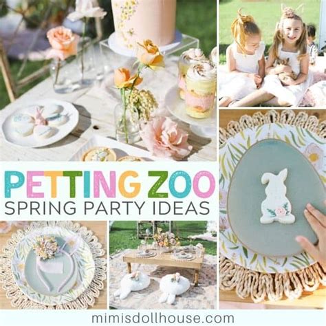 Perfect For Spring Petting Zoo Party Mimis Dollhouse