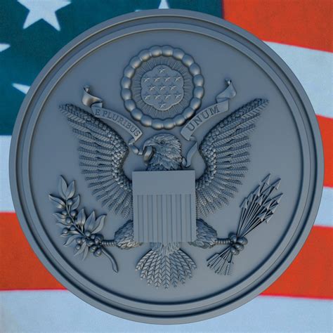 3d United States Great Seal 3d Print And Engrave America S Legacy 3d