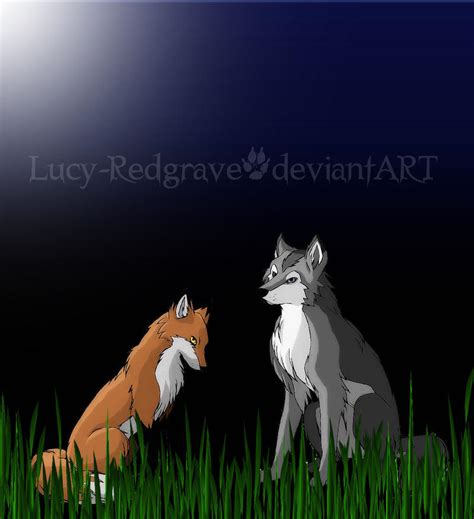 Fox And Wolf By Lucy Redgrave On Deviantart