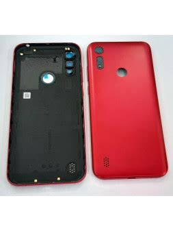 Comprar Tapa Trasera O Tapa Bateria Roja Para Motorola Moto E I Precio