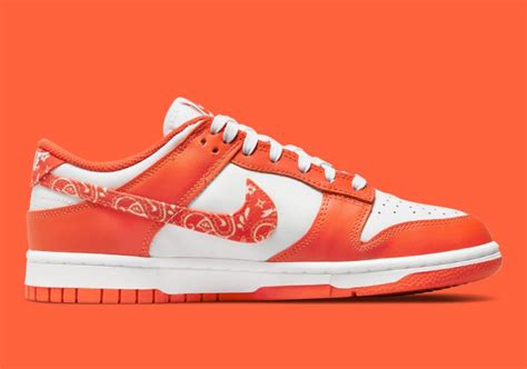 Nike Dunk Low Wmns Orange Paisley Dh Sneaker Style