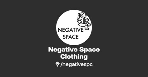 Negative Space Clothing Instagram TikTok Linktree