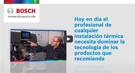 Bosch Termotecnia lanza nuevo plan formación online hasta final año