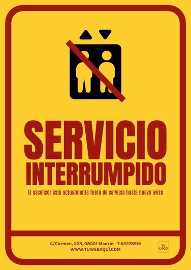 Carteles Editables De Fuera De Servicio Y No Funciona Para Imprimir