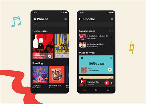 Music Streaming Application On Behance