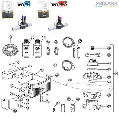 Recambios Clorador Salino Zodiac Poolaria