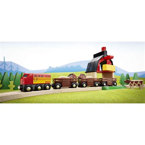 Brio Farm Railway Train Set | Trains and Train Sets