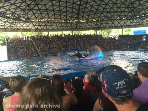 Shamu Theater At Seaworld San Antonio Theme Park Archive