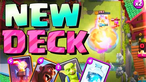 Amazing New Deck Clash Royale Best Pushing Deck Youtube