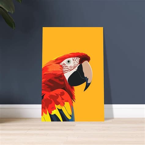 Parrot Poster Etsy