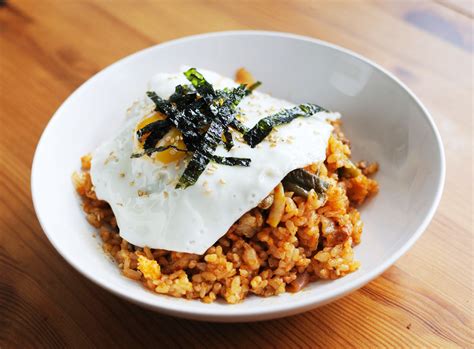 Kavey Eats Kimchi Bokkeumbap Korean Kimchi Fried Rice Recipe