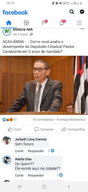 Blog Wilton Lima Deputado Pastor Cavalcante Amarga A Maior Rejei O Da