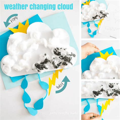 Weather Changing Cloud Craft - Arty Crafty Kids