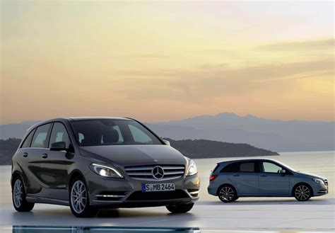 Download Sleek Mercedes Benz B Class In Urban Setting Wallpaper